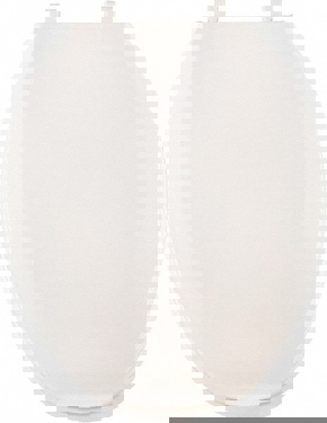 18.9 Inch Long, 2 Inch Inside Width, Polypropylene, Elongated, Closed Front with Cover, Toilet Seat