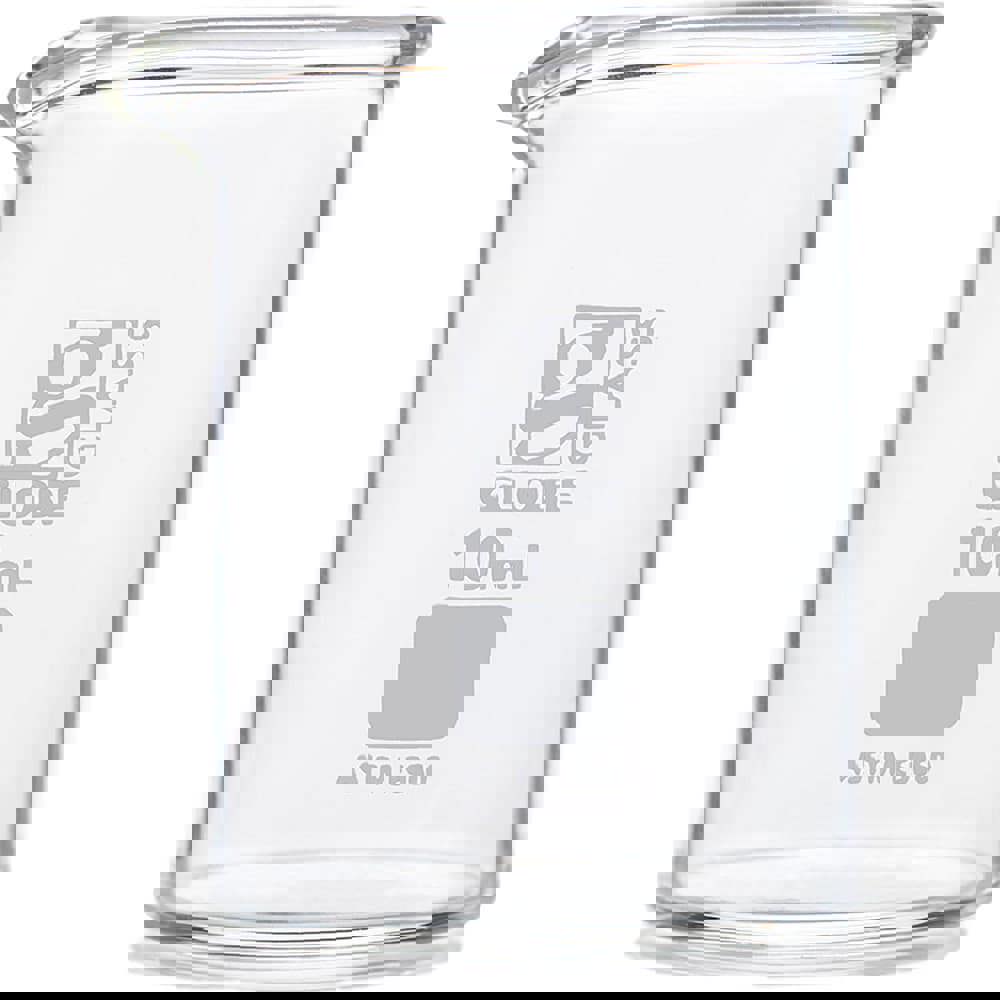 Beakers & Pipettes; Beaker Type: Griffin-Style Beaker ; Volume Capacity: 10.0ml ; Material: Glass ; Maximum Temperature: 392F ; Labware Transparency: Transparent ; Graduations: Yes