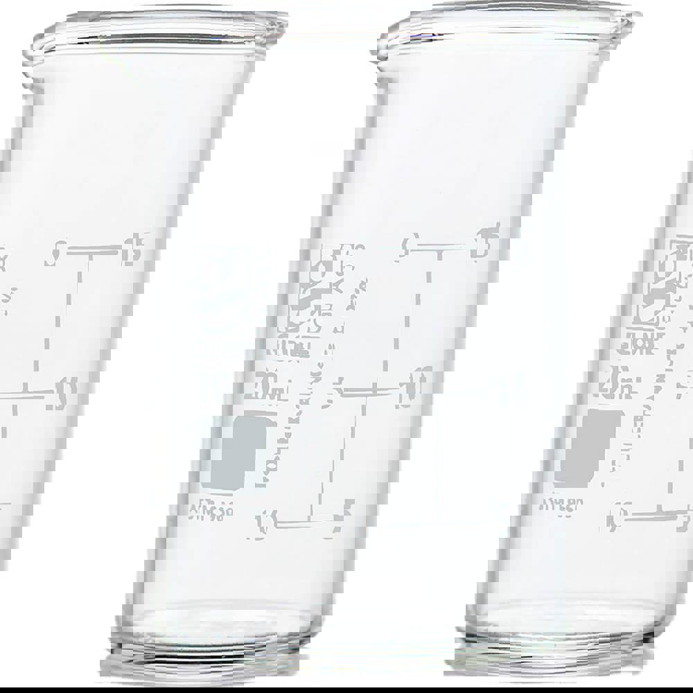 Beakers & Pipettes; Beaker Type: Griffin Style Graduated Beaker ; Volume Capacity: 20.0ml ; Material: Glass ; Maximum Temperature: 392F ; Labware Transparency: Transparent ; Graduations: Yes