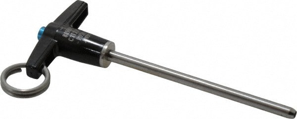 Push-Button Quick-Release Pin: T-Handle, 3/16