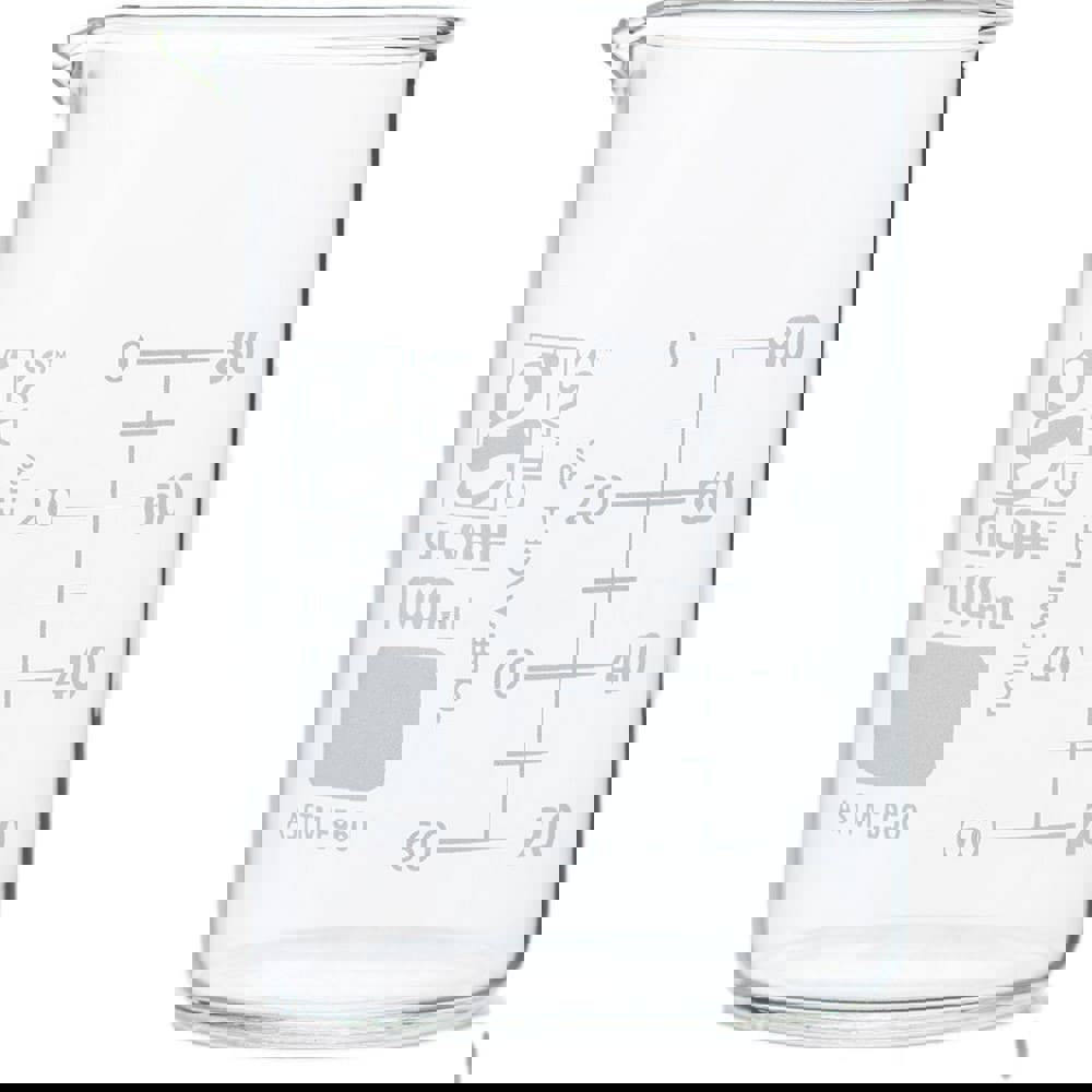 Beakers & Pipettes; Beaker Type: Griffin Style Graduated Beaker ; Volume Capacity: 100.0ml ; Material: Glass ; Maximum Temperature: 392F ; Labware Transparency: Transparent ; Graduations: Yes