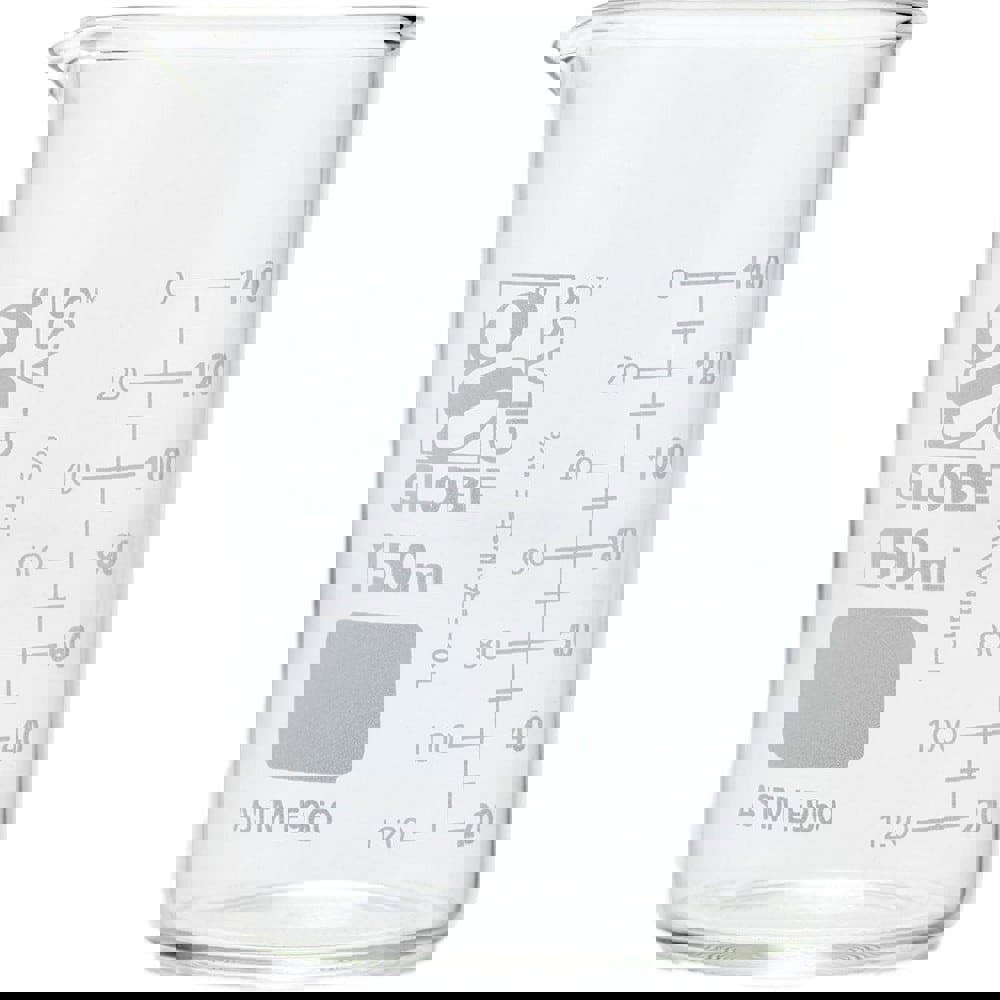 Beakers & Pipettes; Beaker Type: Griffin Style Graduated Beaker ; Volume Capacity: 150.0ml ; Material: Glass ; Maximum Temperature: 392F ; Labware Transparency: Transparent ; Graduations: Yes