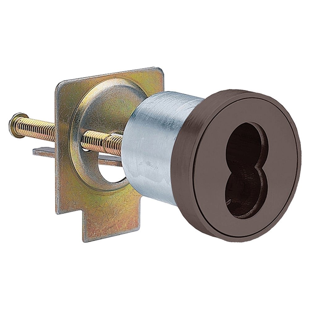 Cylinders; Type: Mortise ; Keying: Less Core ; Number of Pins: 7 ; Finish/Coating: Oil-Rubbed Bronze