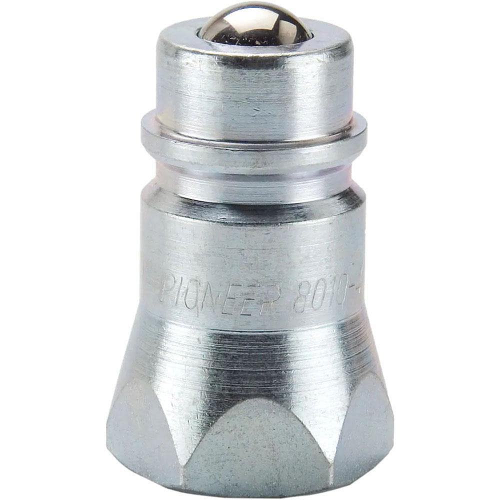 Hydraulic Hose Poppet Female Pipe Thread Nipple: 1/2