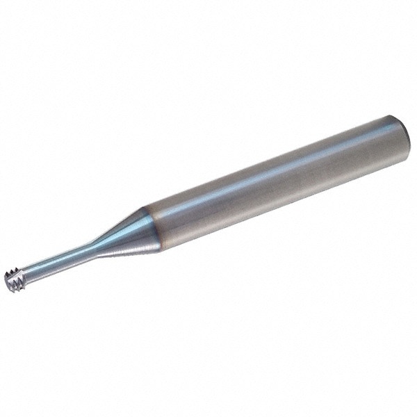 Straight Flute Thread Mill: #8 to 32, Internal, 3 Flutes, Solid Carbide