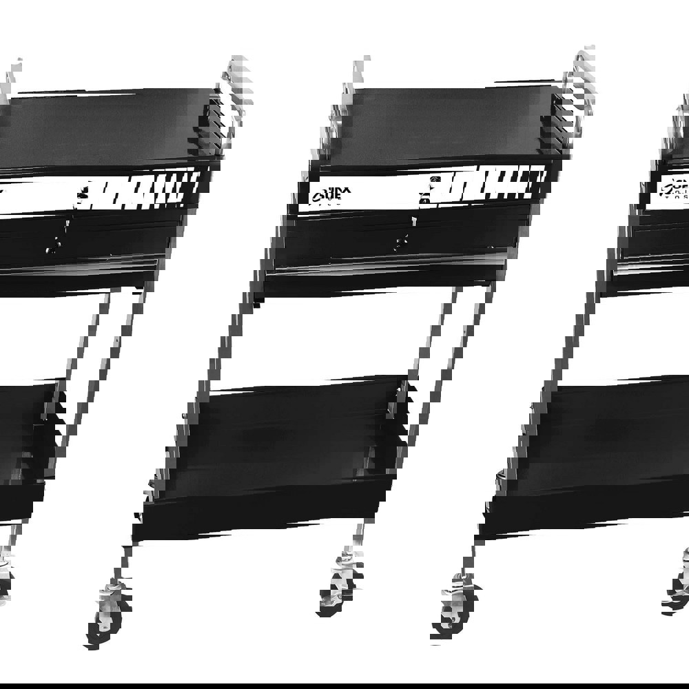 Service Utility Cart: Steel, Black