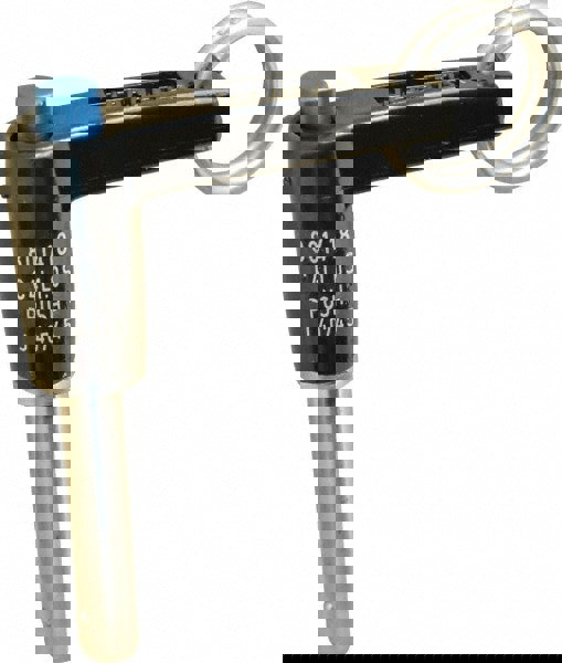 Push-Button Quick-Release Pin: L-Handle, 1/4