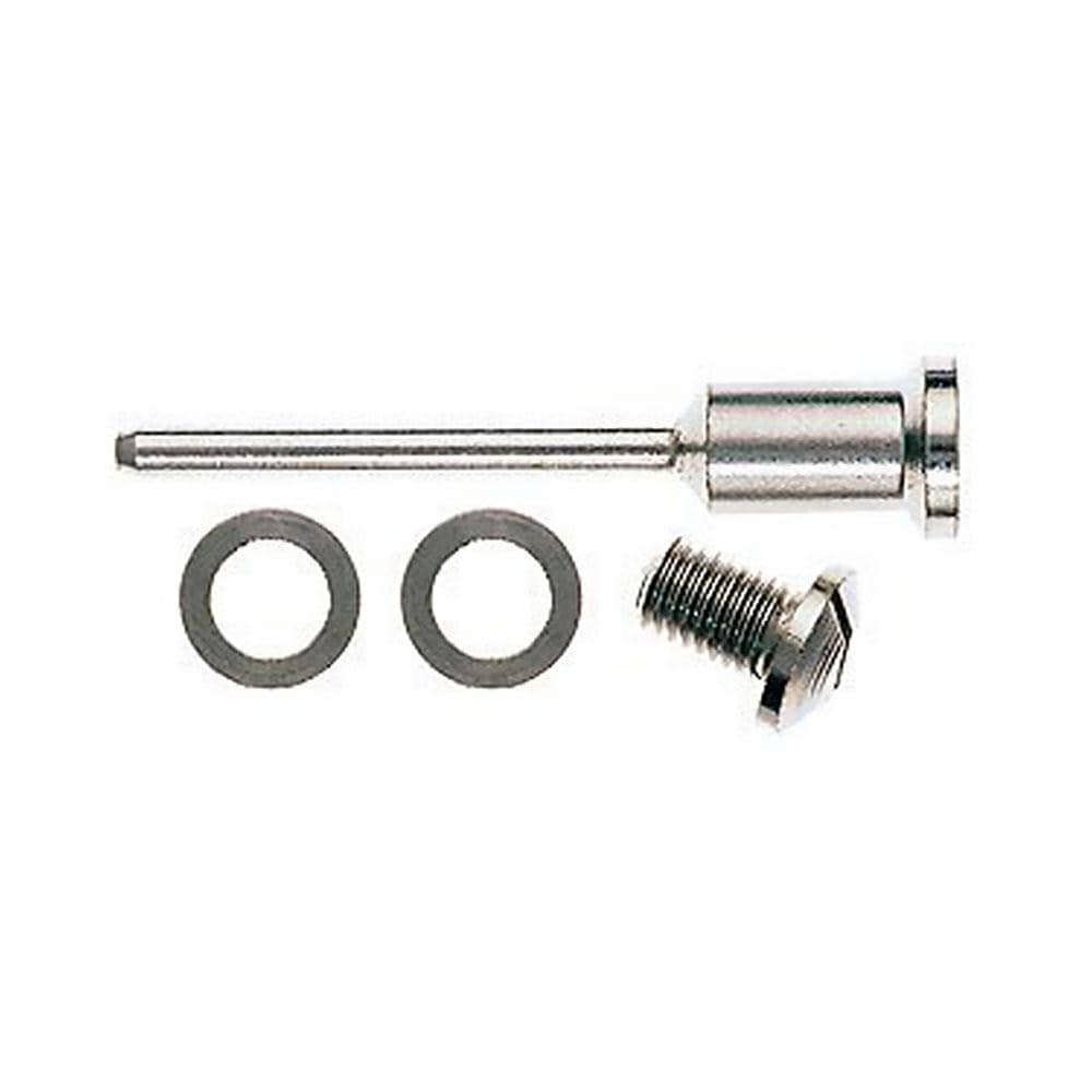 Rotary Tool Mandrels; Material: Stainless Steel ; Includes: (2) Washers; Screw ; Arbor Hole Size: 1/4 (Inch); Product Service Code: 5130 ; UNSPSC Code: 27112800