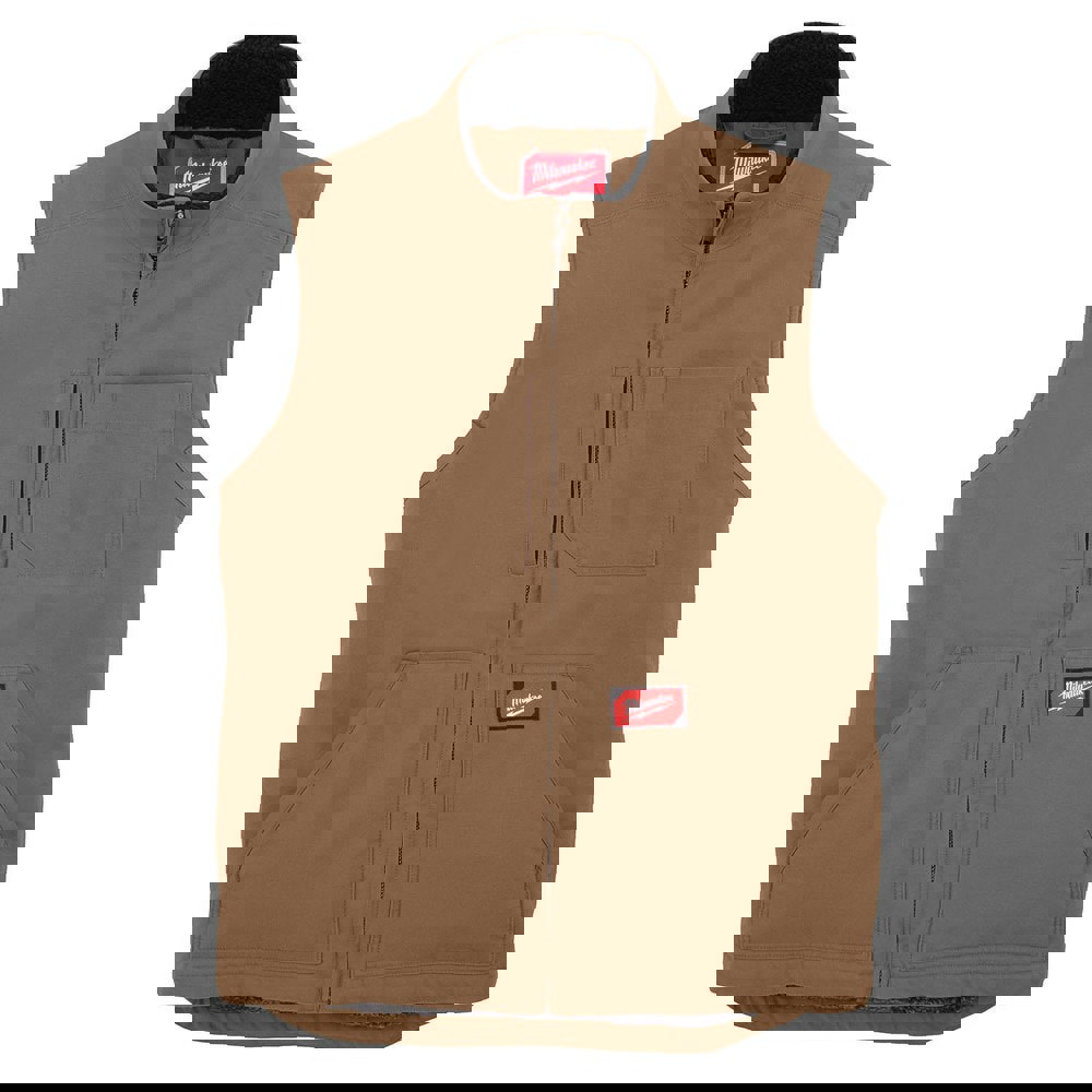 Vest: Size Large, Cotton, Zipper Closure