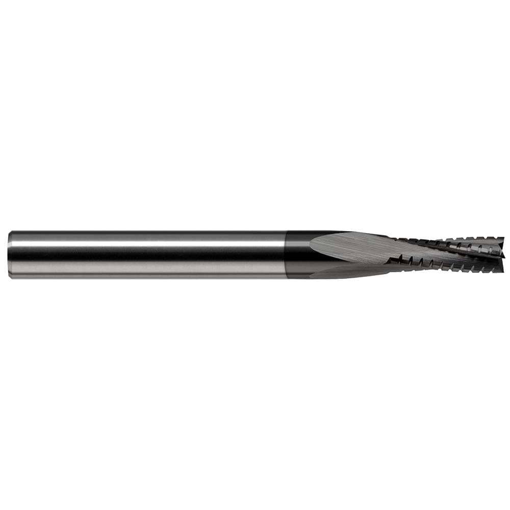 Square End Mill: 1/4'' Dia, 3/4'' LOC, 1/4'' Shank Dia, 2-1/2'' OAL, 5 Flutes, Solid Carbide