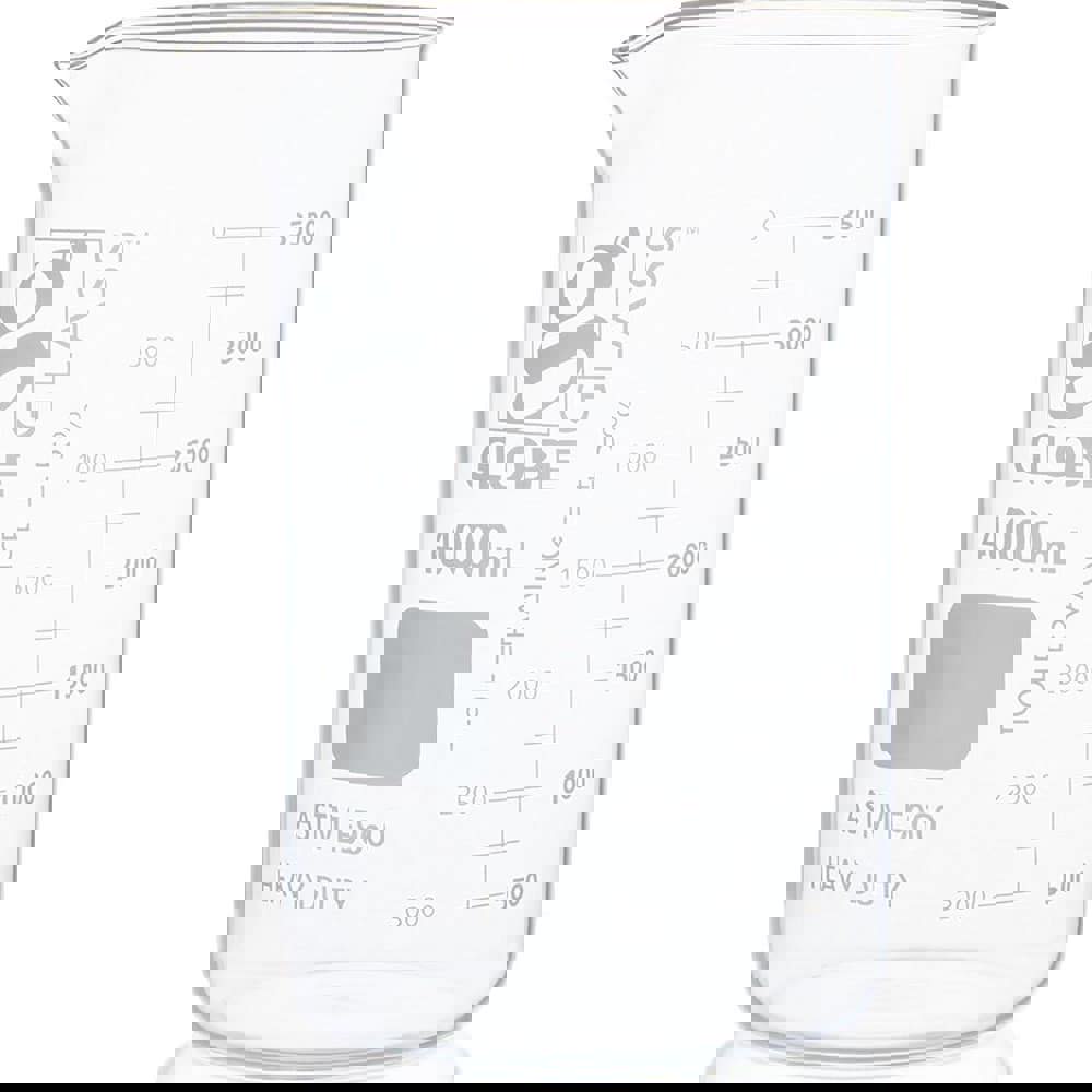 Beakers & Pipettes; Beaker Type: Griffin Style Graduated Beaker ; Volume Capacity: 4000.0ml ; Material: Glass ; Maximum Temperature: 392F ; Labware Transparency: Transparent ; Graduations: Yes