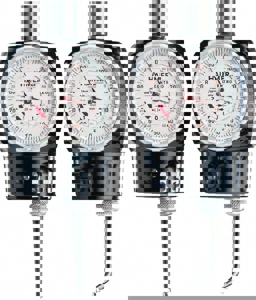 16mm Straight Shank, 5mm Point Diam, Dial Positioning Indicator