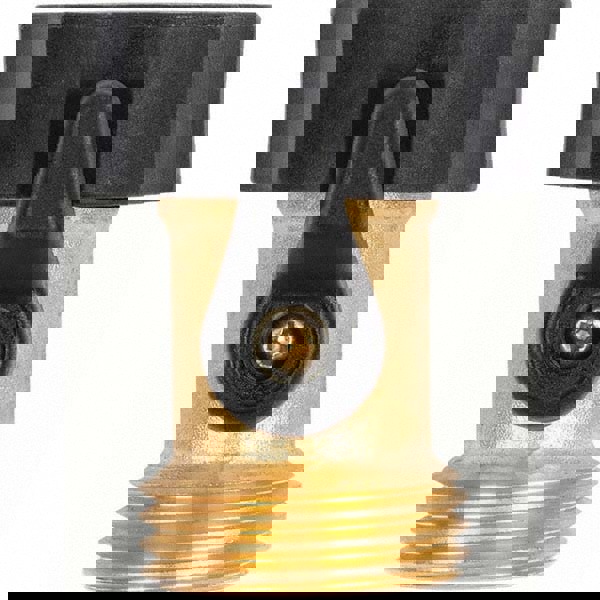 Garden Hose Shut-Off Valve: Female & Male, 3/4