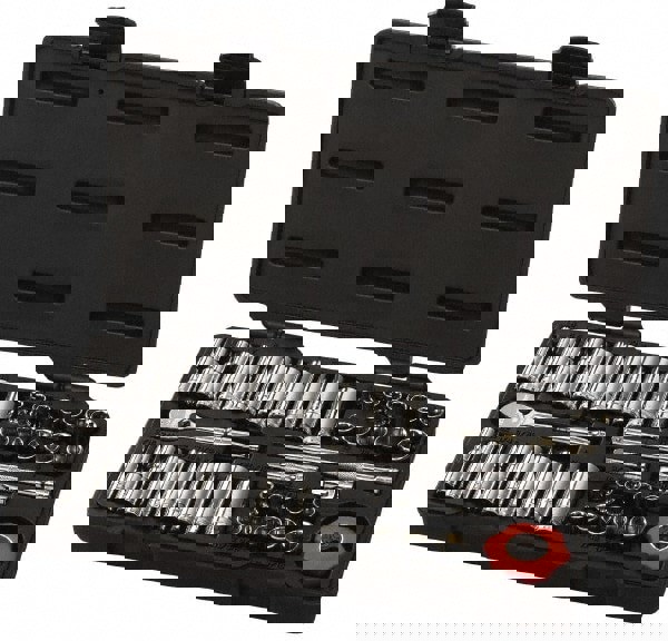 Deep Standard Socket Set: 51 Pc, 1/4