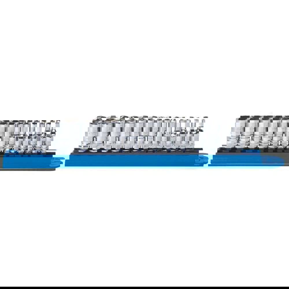 Standard Socket Set: 13 Pc, 1/4