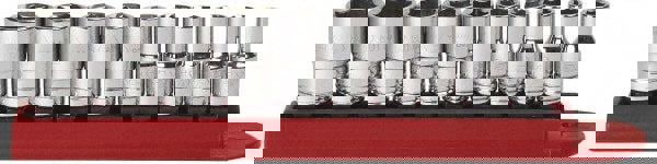 Standard Socket Set: 10 Pc, 1/4