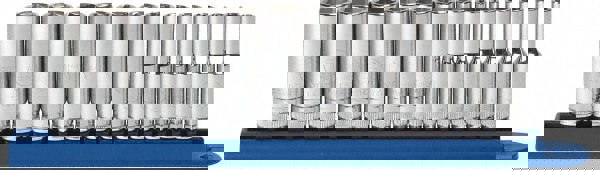 Deep Socket Set: 13 Pc, 1/4