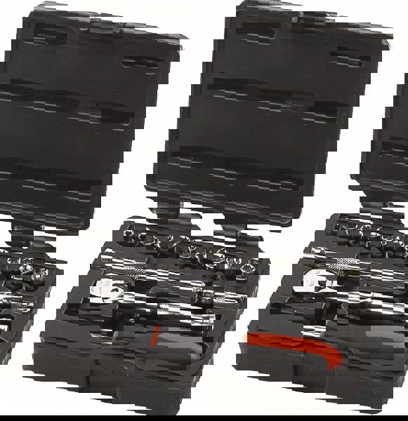 Standard Socket Set: 14 Pc, 1/4