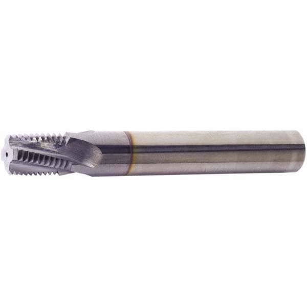 Helical Flute Thread Mill: 1-11-1/2, Internal/External, 4 Flute, 4.0160