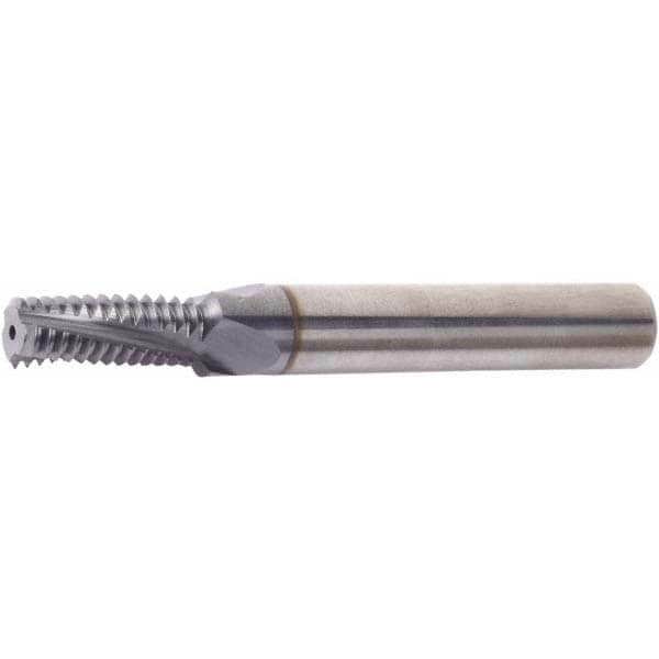 Helical Flute Thread Mill: M14x1.5, Internal, 4 Flute, 1/2