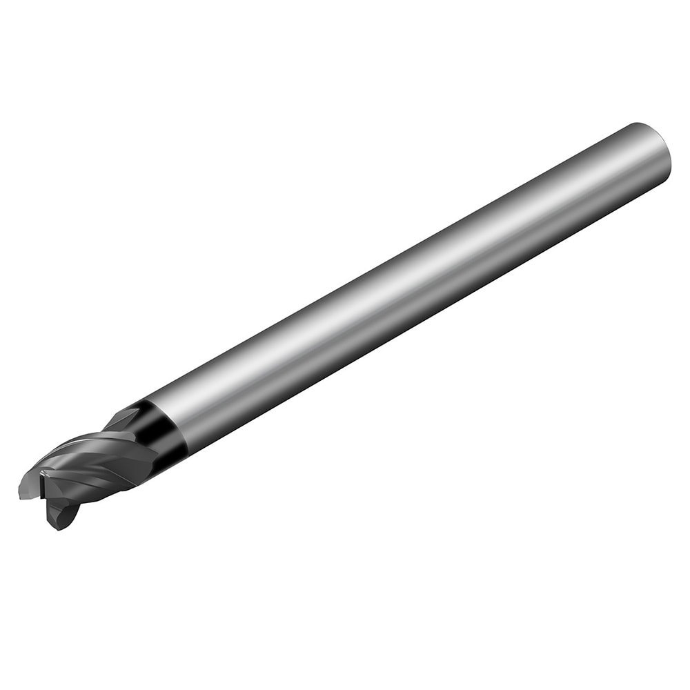 Corner Radius End Mill: 1/4