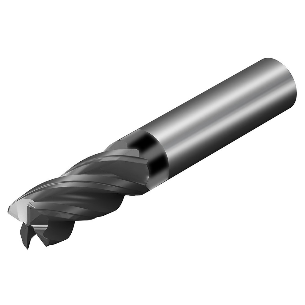 Corner Radius End Mill: 1/2