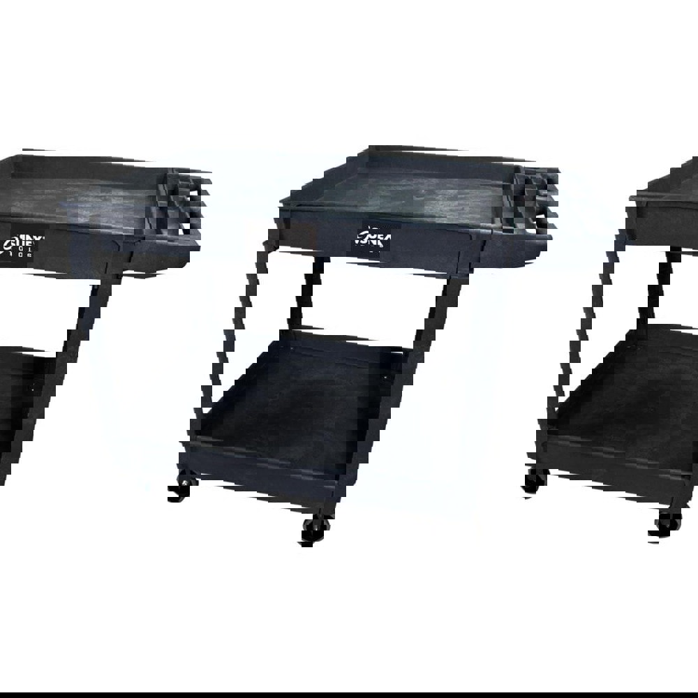 Standard Utility Cart: Plastic, Black