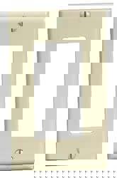 Wall Plates; Wall Plate Type: Switch Plates ; Color: Ivory ; Wall Plate Configuration: Decorator Switch ; Material: Plastic ; Shape: Rectangle ; Wall Plate Size: Standard