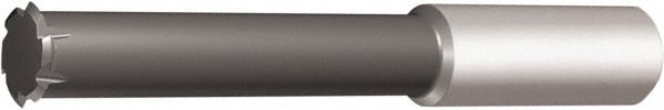 Single Profile Thread Mill: 1/2-24, 14 to 24 TPI, Internal, 6 Flutes, Solid Carbide