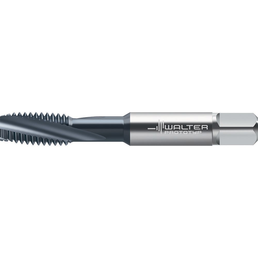 Spiral Flute Taps; Thread Size (Inch): 1/4-28 ; Thread Standard: UNF ; Chamfer: Semi-Bottoming ; Material: High-Speed Steel-E ; Thread Limit: H9 ; Class Of Fit: 3B