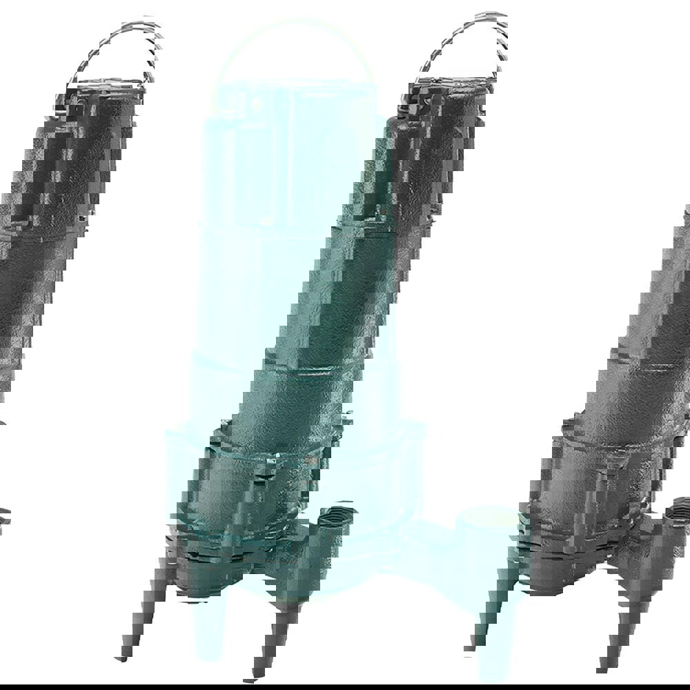 Submersible, Sump & Sewage Pumps; Voltage: 110-120V ; Pump Type: Grinder ; Operation: Manual ; Amperage Rating: 9.0000 ; Horsepower: 3/4 ; Outlet Size (Inch): 1-1/4