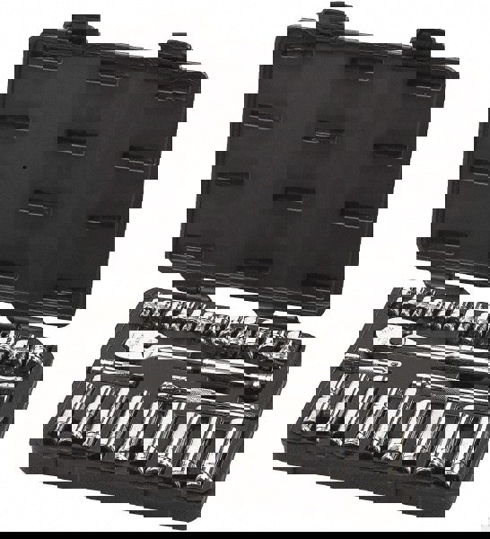 Deep Standard Socket Set: 24 Pc, 3/8