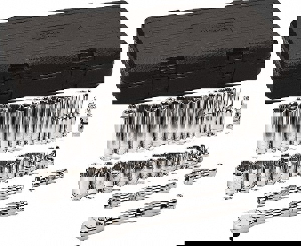 Deep Standard Socket Set: 30 Pc, 3/8