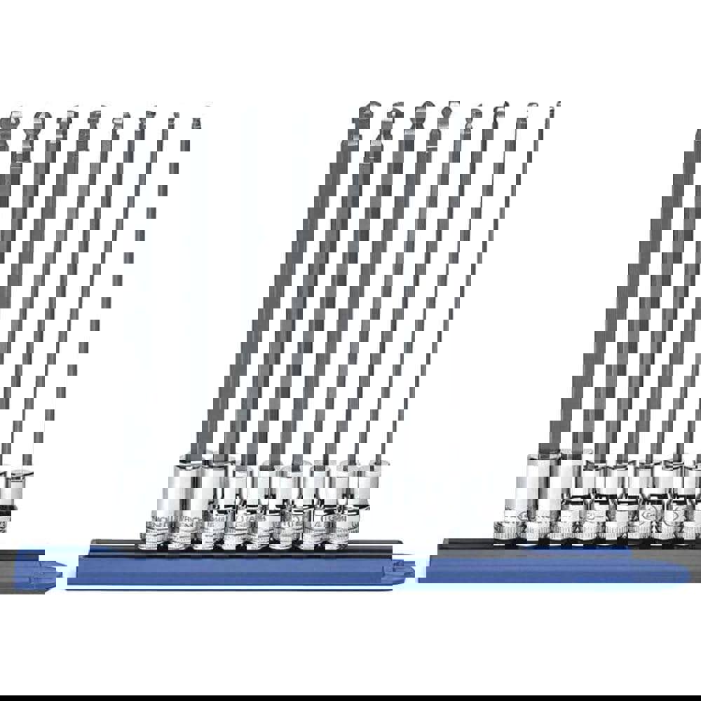 Hex Bit Socket Set: 3/8