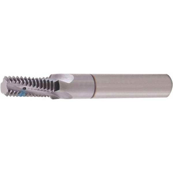 Helical Flute Thread Mill: 1/2-14, Internal/External, 4 Flute, 5/8