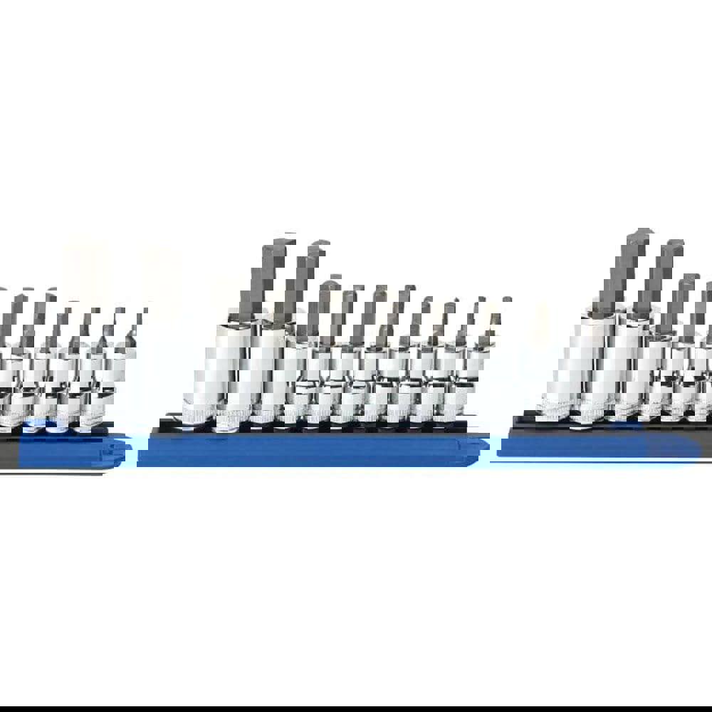 Hex Bit Socket Set: 3/8 & 1/2