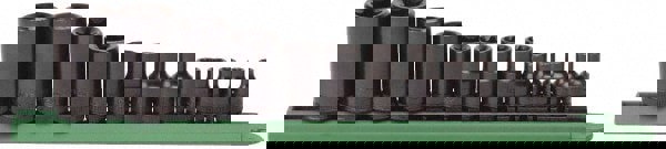 Standard Socket Set: 13 Pc, 1/2