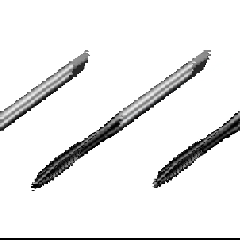 Spiral Point Tap: #10-24 DIN/ANSI, 3 Flutes, Plug, 3BX Class of Fit, HSS-E-PM, TiAlN Coated