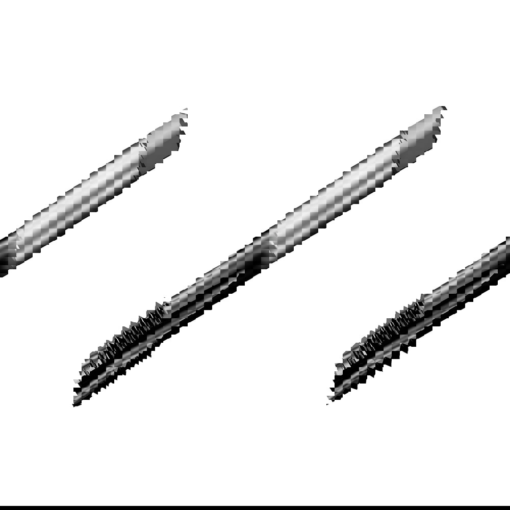 Spiral Point Tap: M5x0.50 DIN 374, 3 Flutes, Plug, 6HX Class of Fit, HSS-E-PM, TiAlN Coated