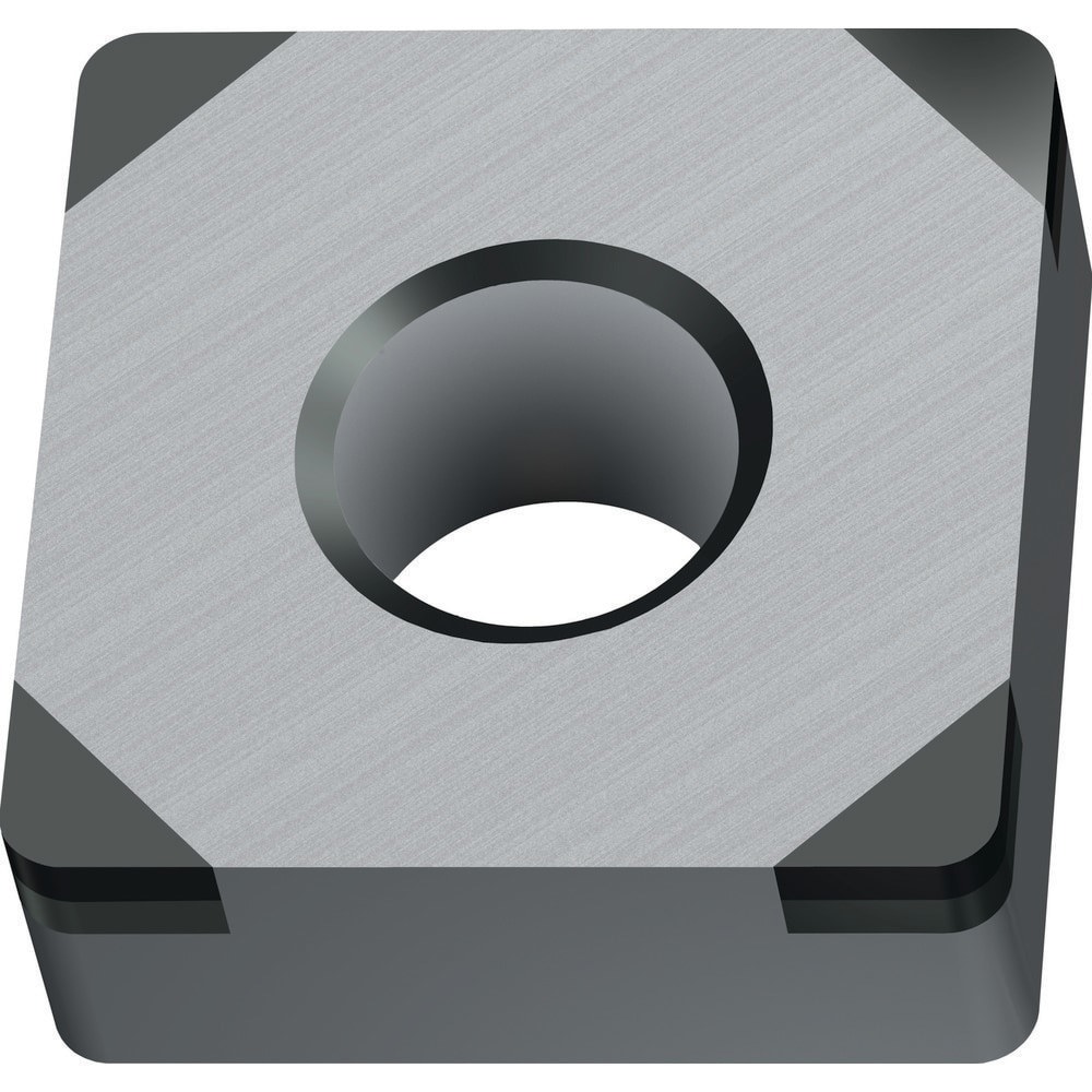 Turning Inserts; ANSI Insert Code: SNGA432 ; ISO Insert Code: SNGA120408 ; Relief Angle: 0.000 ; Insert Style: SNGA ; Corner Radius (mm): 0.80 ; Included Angle: 90.00