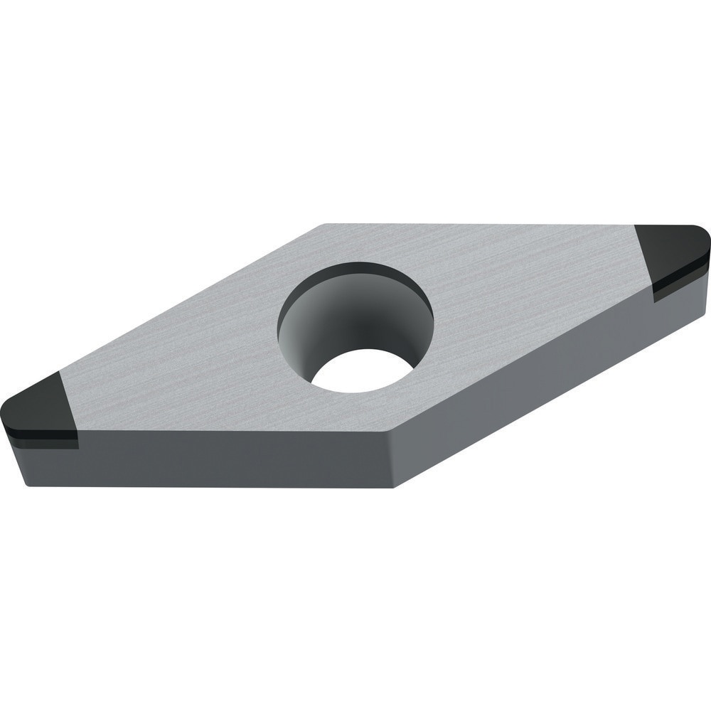 Turning Inserts; ANSI Insert Code: VBGW332 ; ISO Insert Code: VBGW160408 ; Relief Angle: 5.000 ; Insert Style: VBGW ; Corner Radius (mm): 0.80 ; Included Angle: 35.00