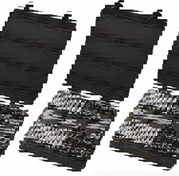 Deep Standard Socket Set: 49 Pc, 1/2