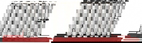 Deep Socket Set: 8 Pc, 1/2