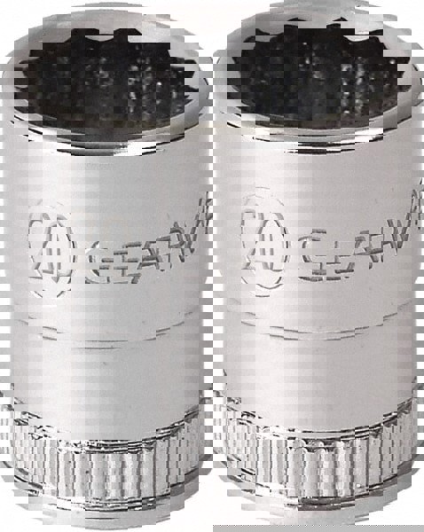 Standard Hand Socket: 1/2 Drive, 12 Points, Tether Capable