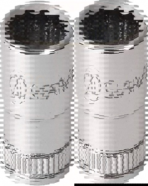 Standard Hand Socket: 1/2 Drive, 12 Points, Tether Capable