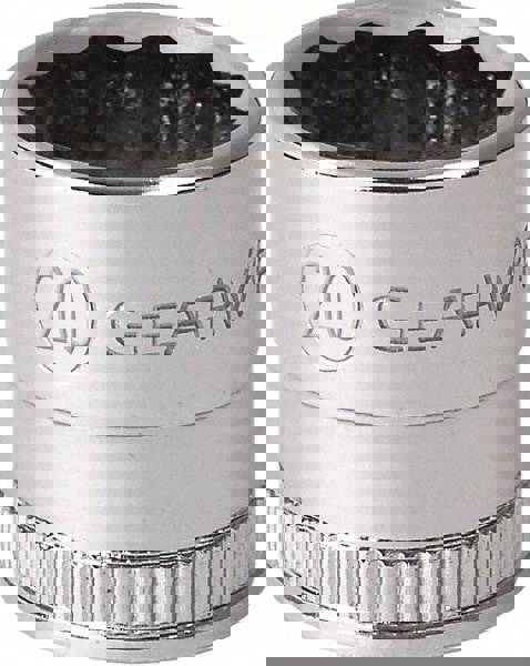 Standard Hand Socket: 1/2 Drive, 12 Points, Tether Capable