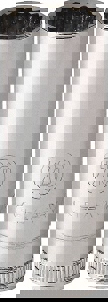 Deep Hand Socket: 1/2 Drive, 12 Points, Tether Capable