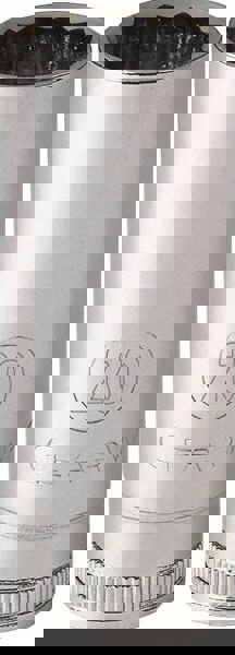 Deep Hand Socket: 1/2 Drive, 12 Points, Tether Capable