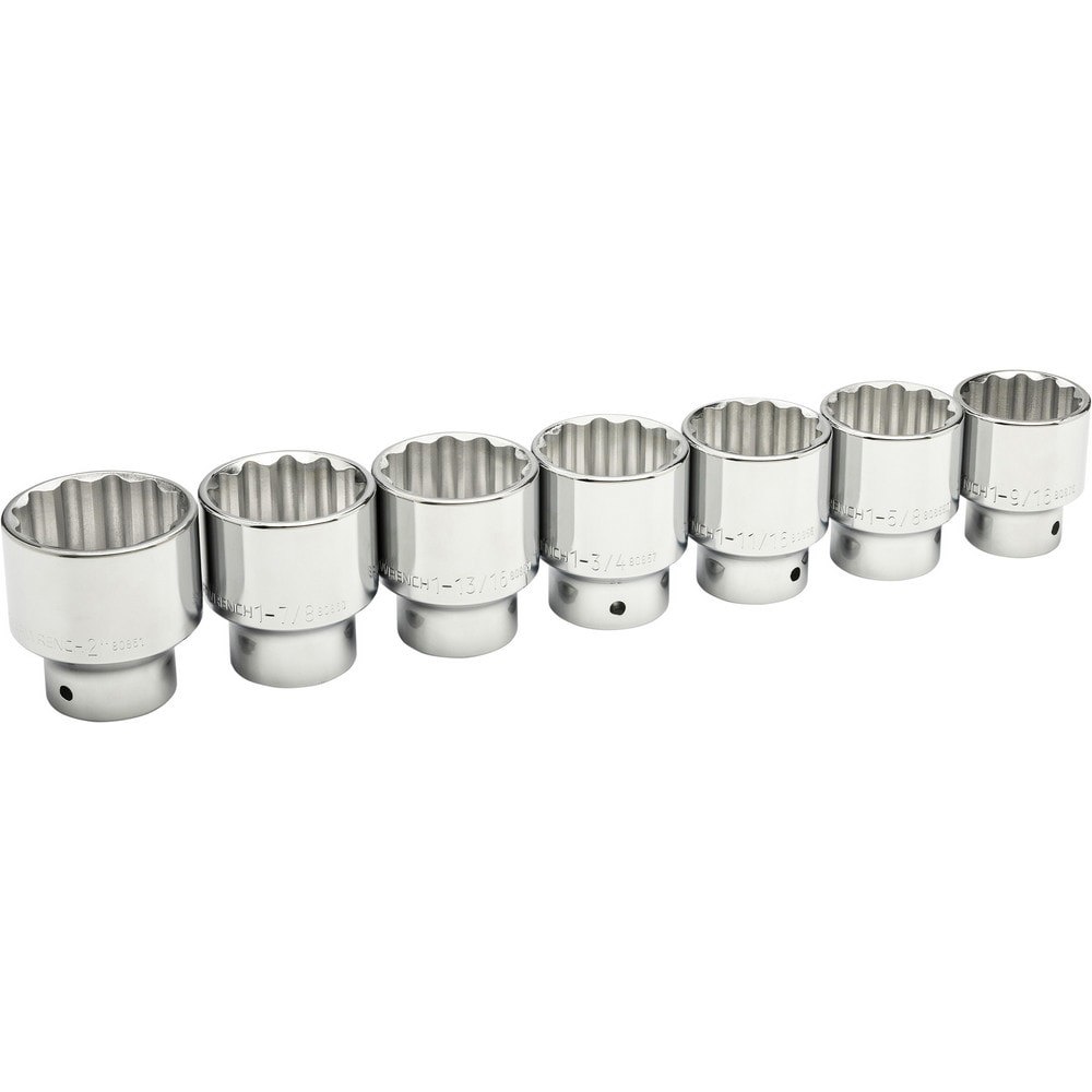 Socket Sets; Set Type: Socket Set ; Drive Size: 3/4 ; Minimum Size (Inch): 1-9/16 ; Maximum Size (Inch): 2 ; Tool Type: Socket Set ; Material: Alloy Steel