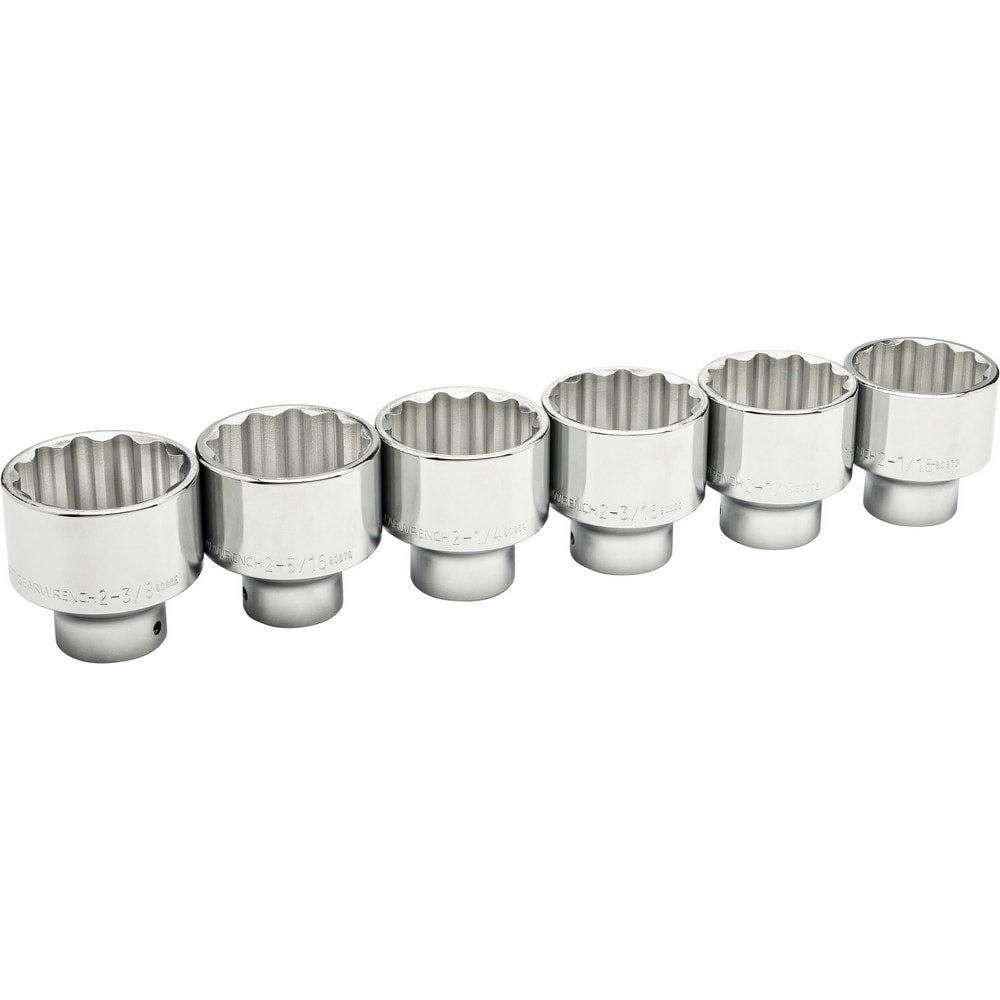 Socket Sets; Set Type: Socket Set ; Drive Size: 3/4 ; Minimum Size (Inch): 2-1/16 ; Maximum Size (Inch): 2-3/8 ; Tool Type: Socket Set ; Material: Alloy Steel